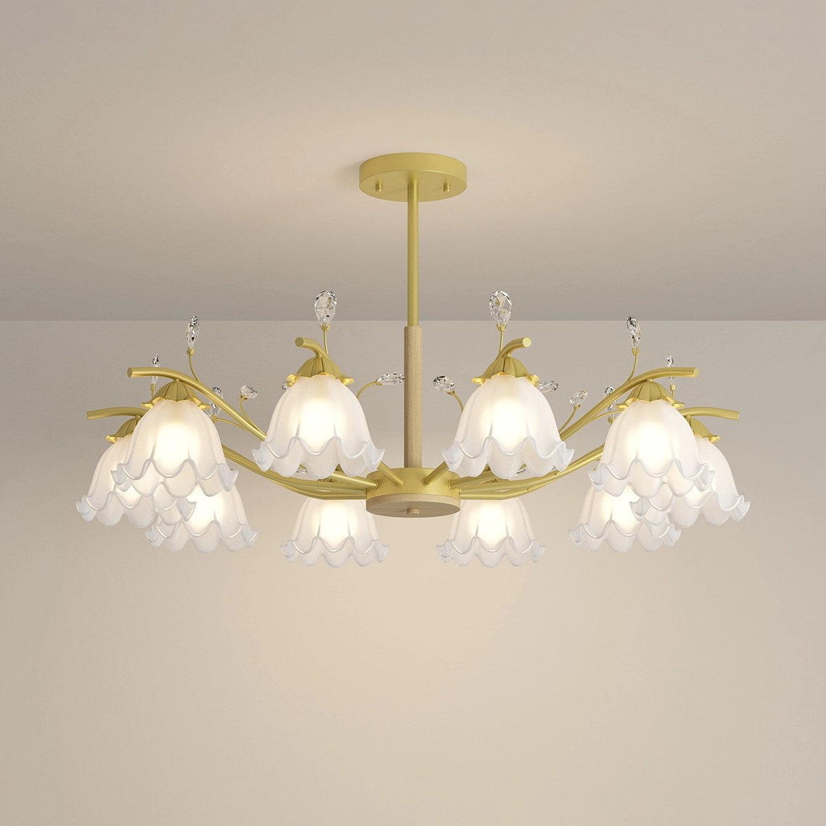 Feyran Creative Lily of the Valley Flower Chandelier