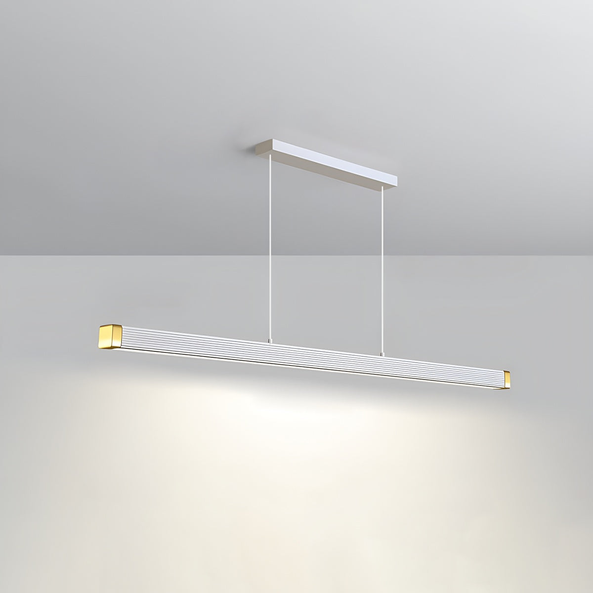 Feyran Roman Column Linear Pendant Light for Kitchen