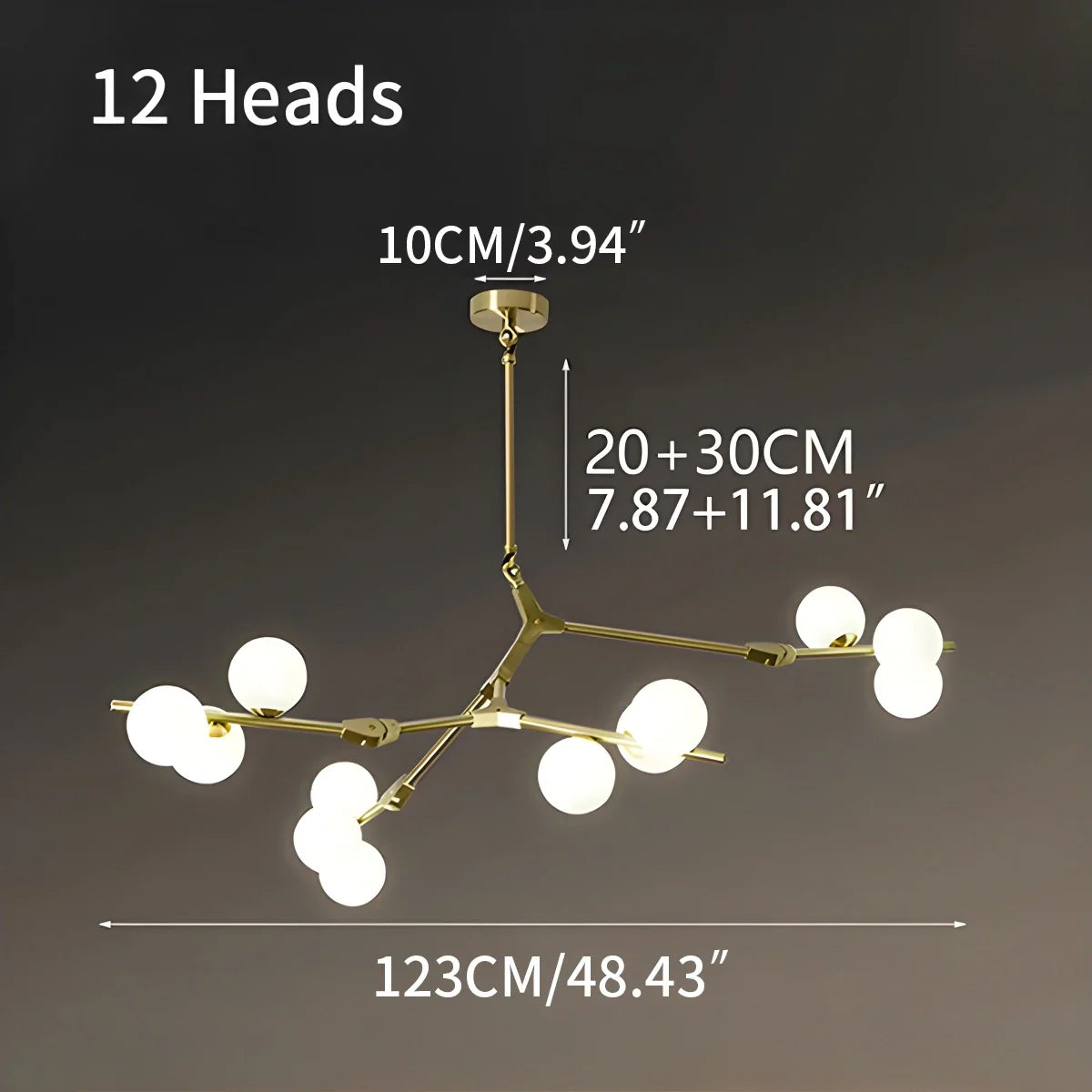 Feyran Nordic Magic Bean Chandelier for Dining Area