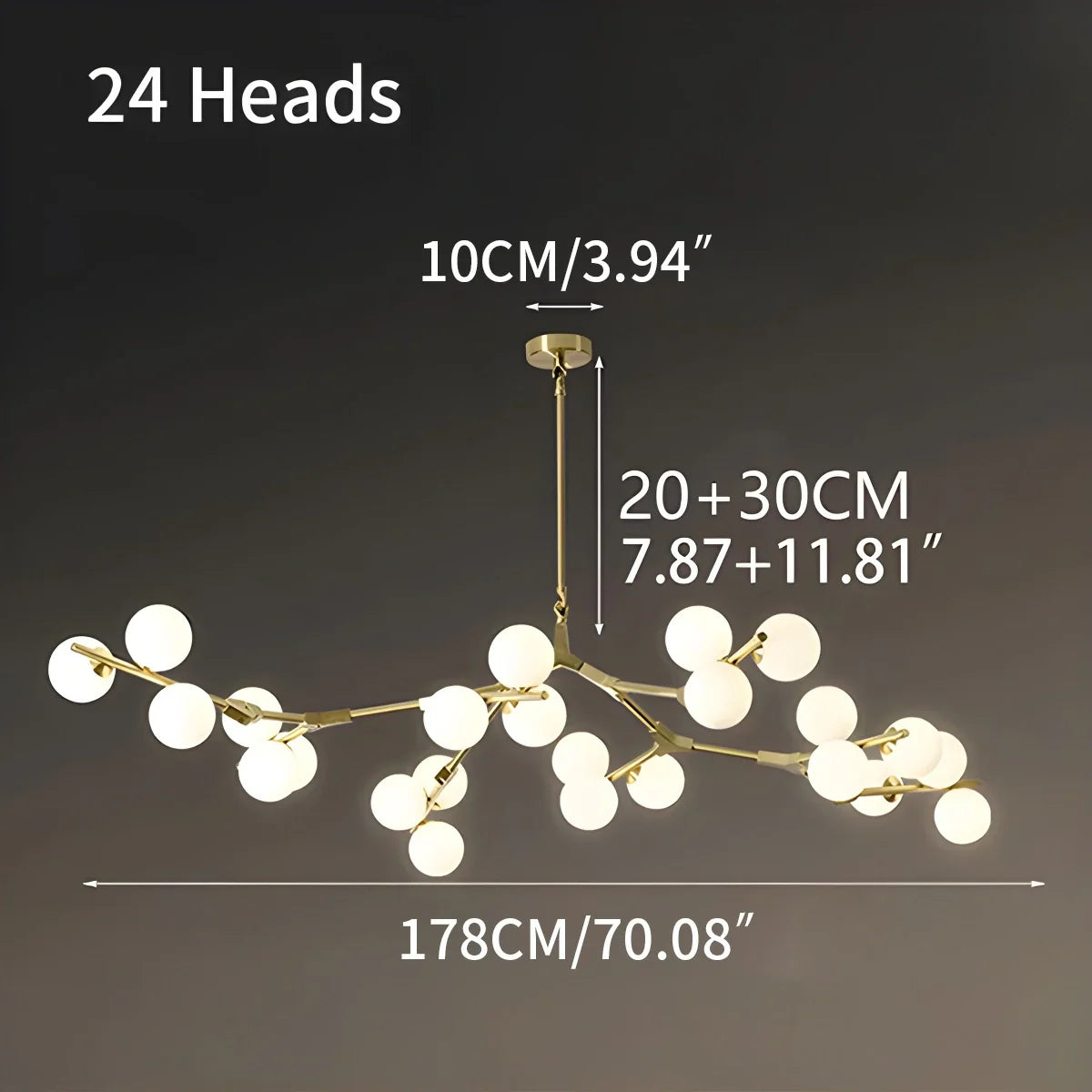 Feyran Nordic Magic Bean Chandelier for Dining Area