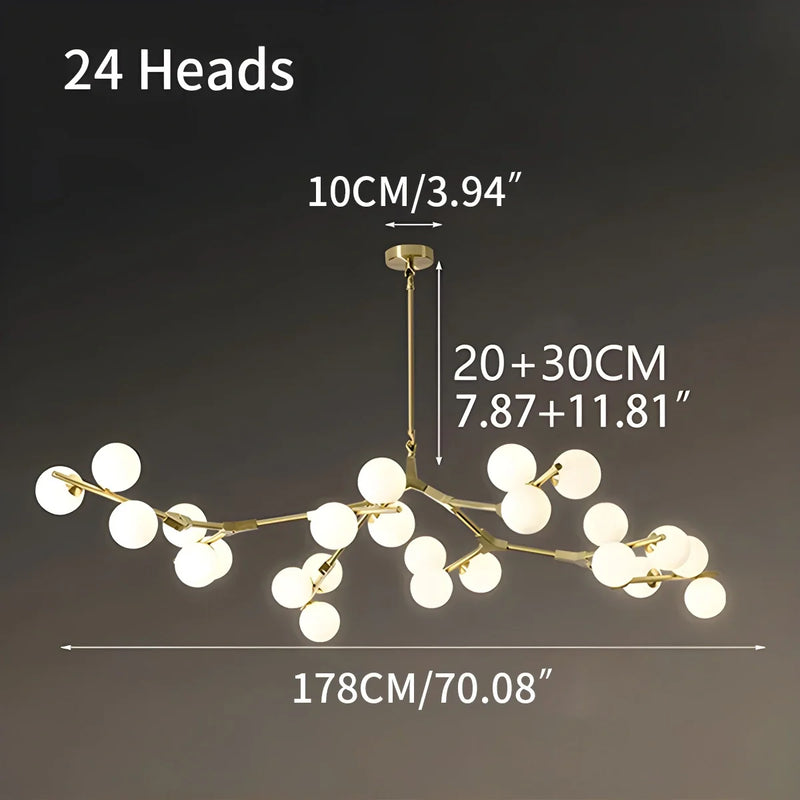 Feyran Nordic Magic Bean Chandelier for Dining Area
