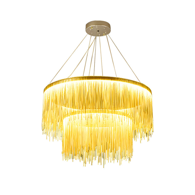 Feyran Modern Art Decor Tassel Chandelier
