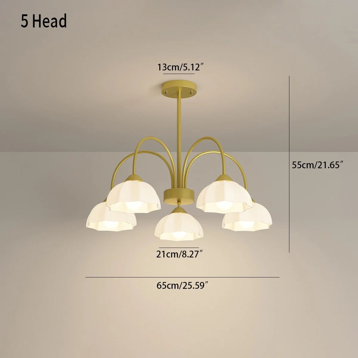 Feyran Nordic Modern Light Luxury Flower Chandelier