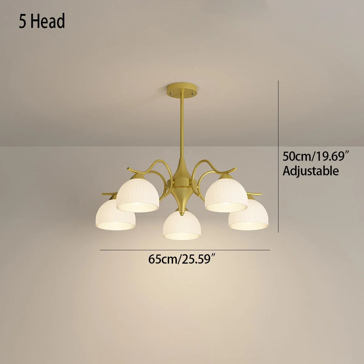 Feyran French Pastoral Living Room Chandelier