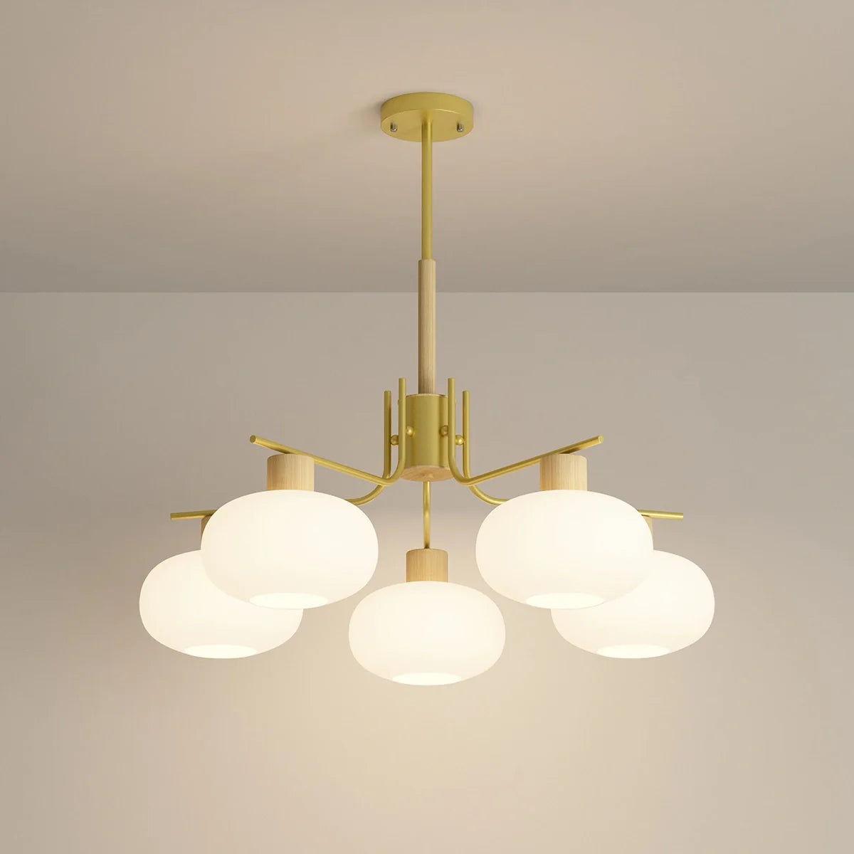 Feyran Pastoral American Retro Flower Chandelier
