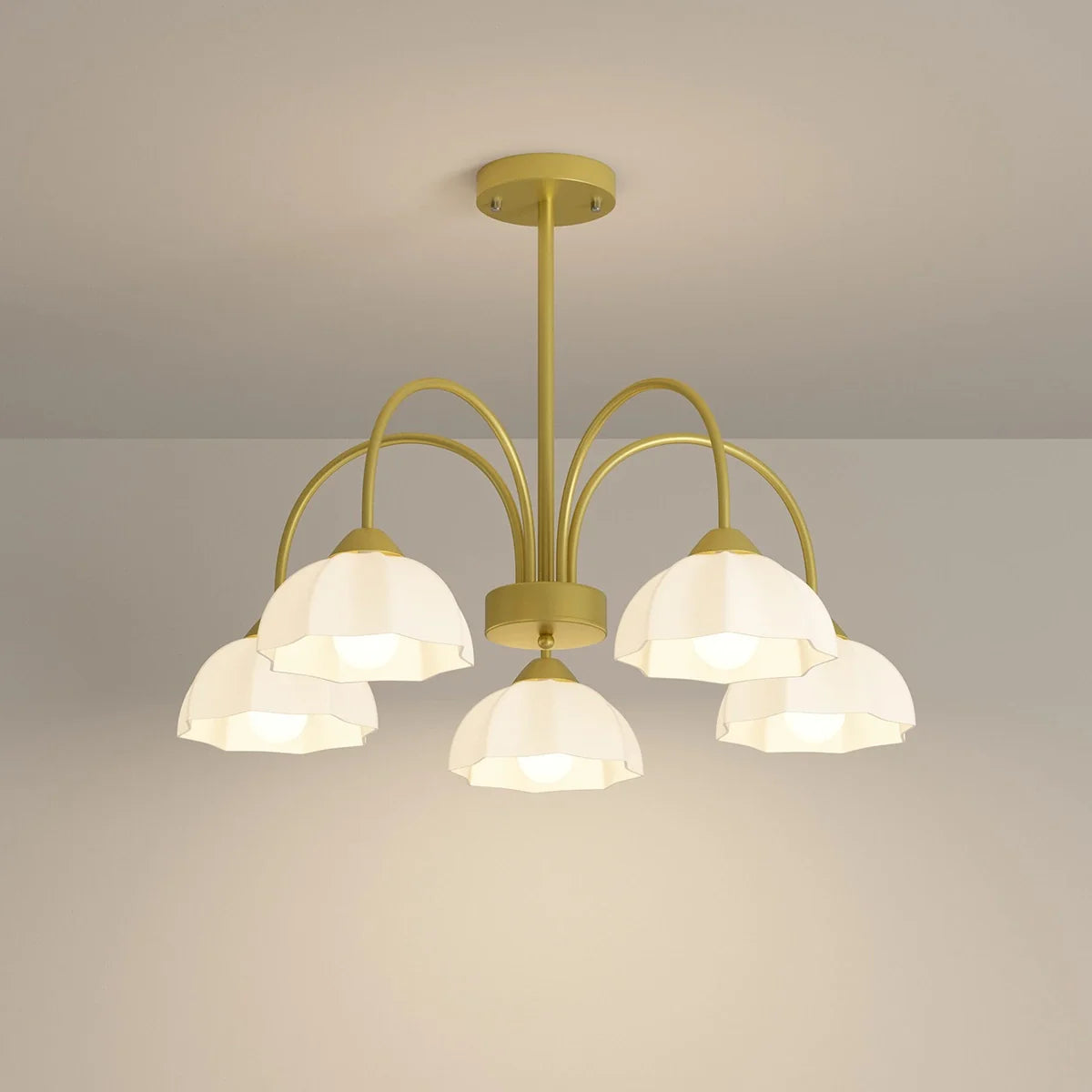 Feyran Nordic Modern Light Luxury Flower Chandelier