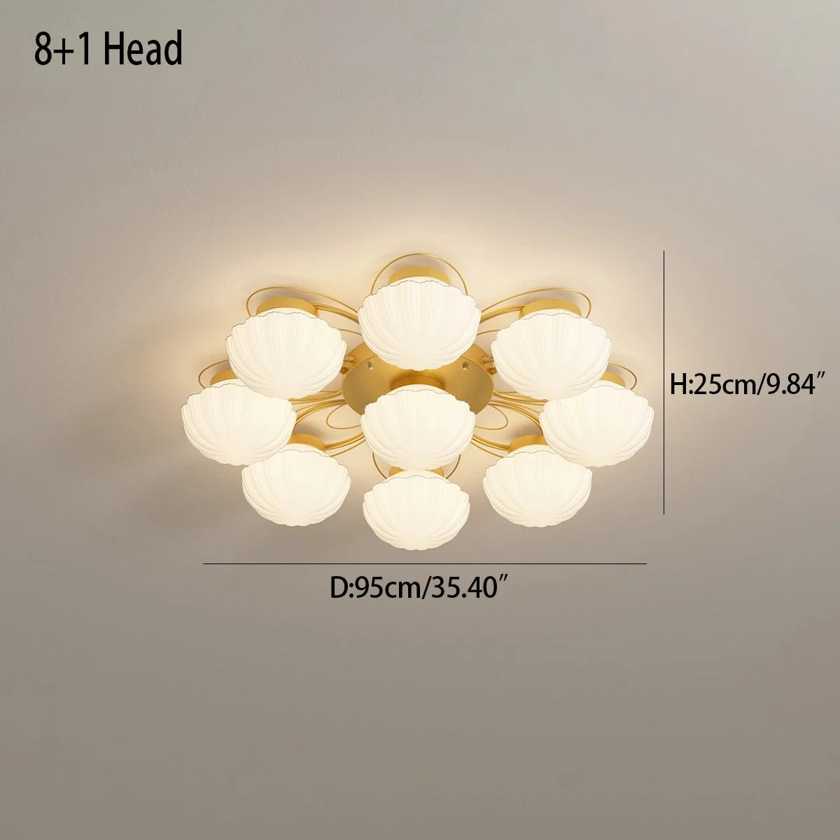 Feyran Creative Flower Living Room Ceiling Lamp
