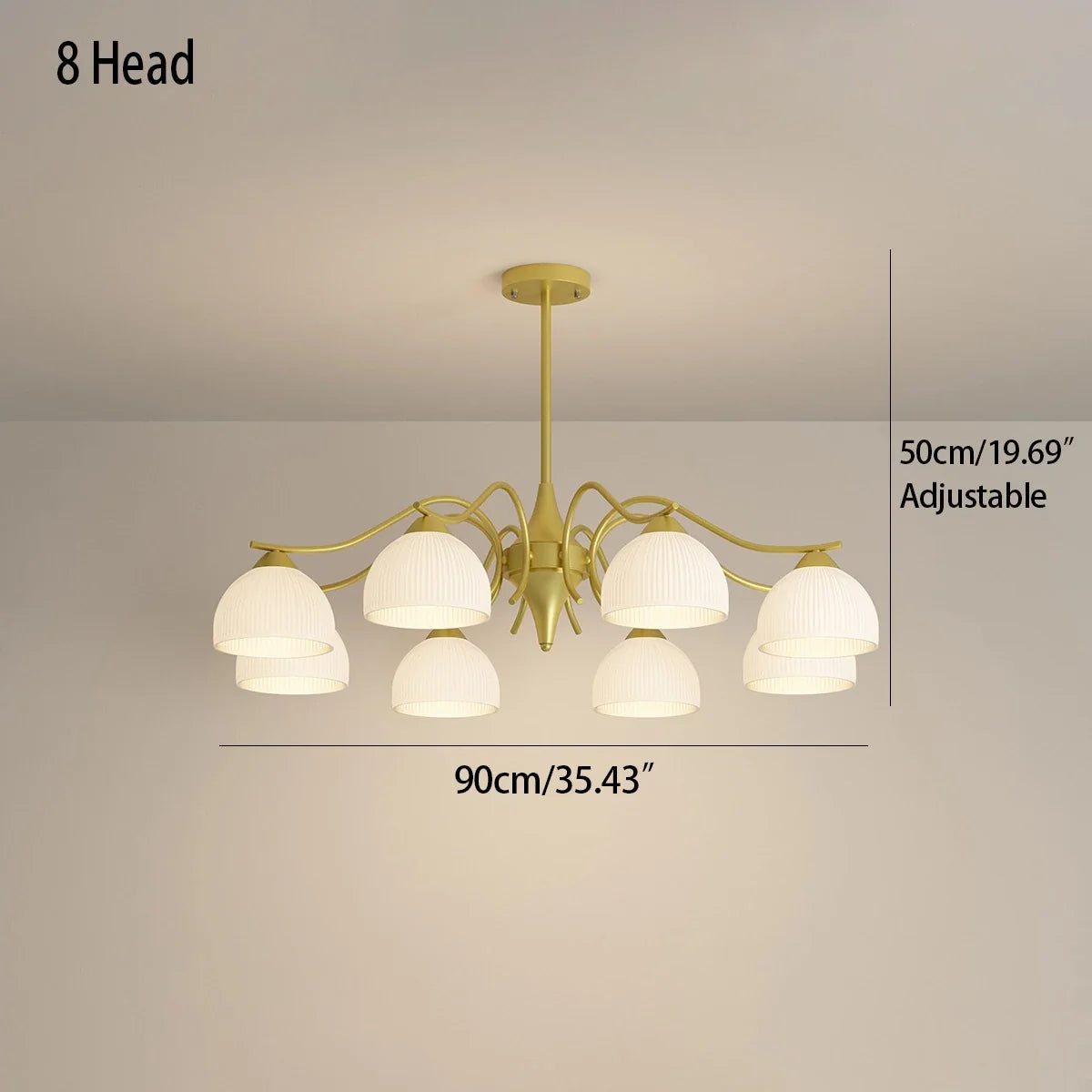 Feyran French Pastoral Living Room Chandelier