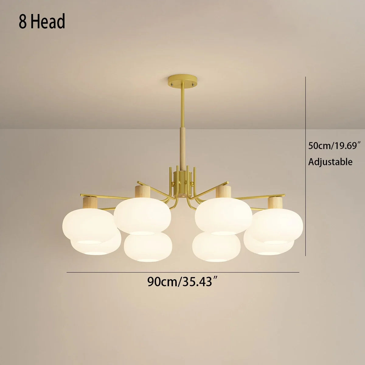 Feyran Pastoral American Retro Flower Chandelier