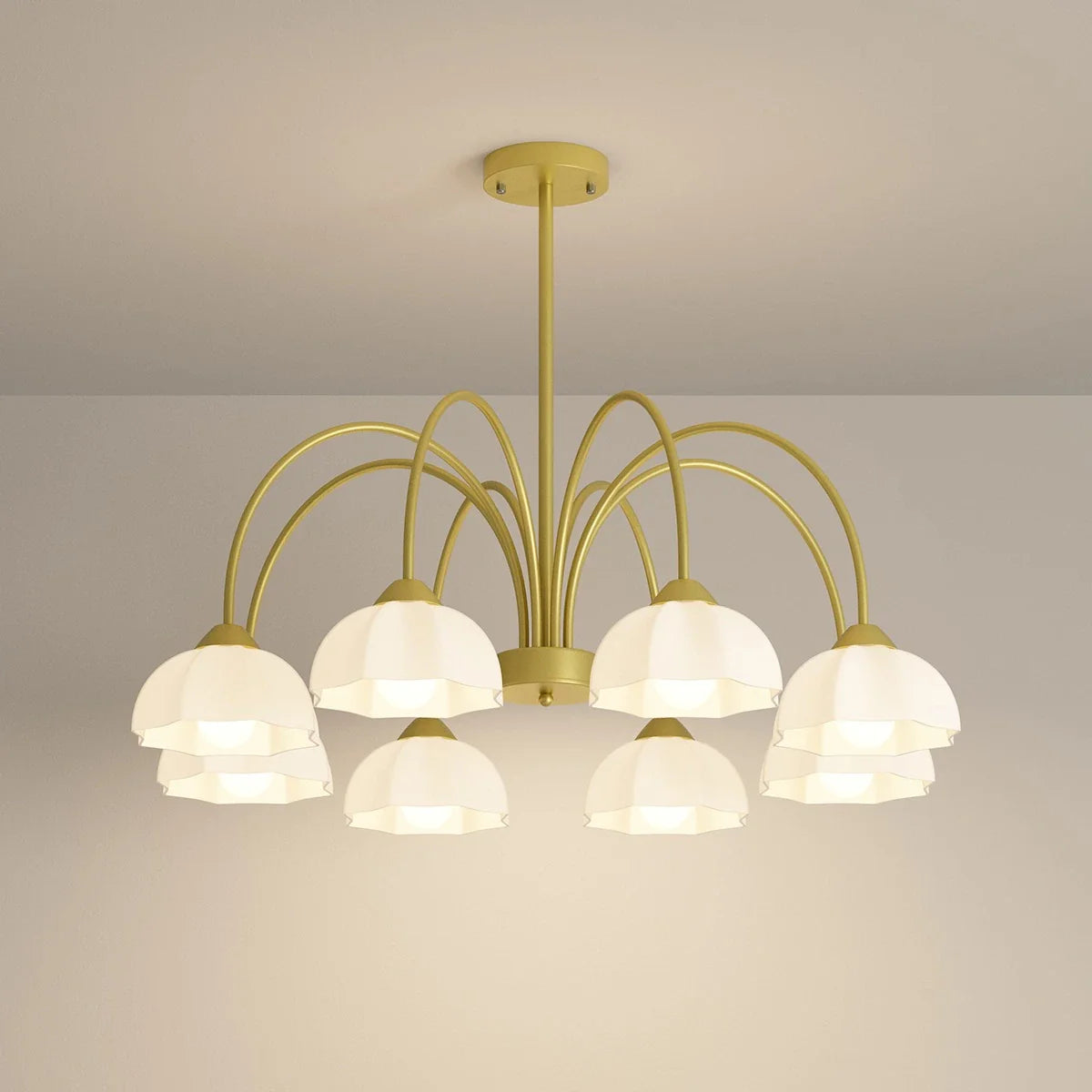 Feyran Nordic Modern Light Luxury Flower Chandelier