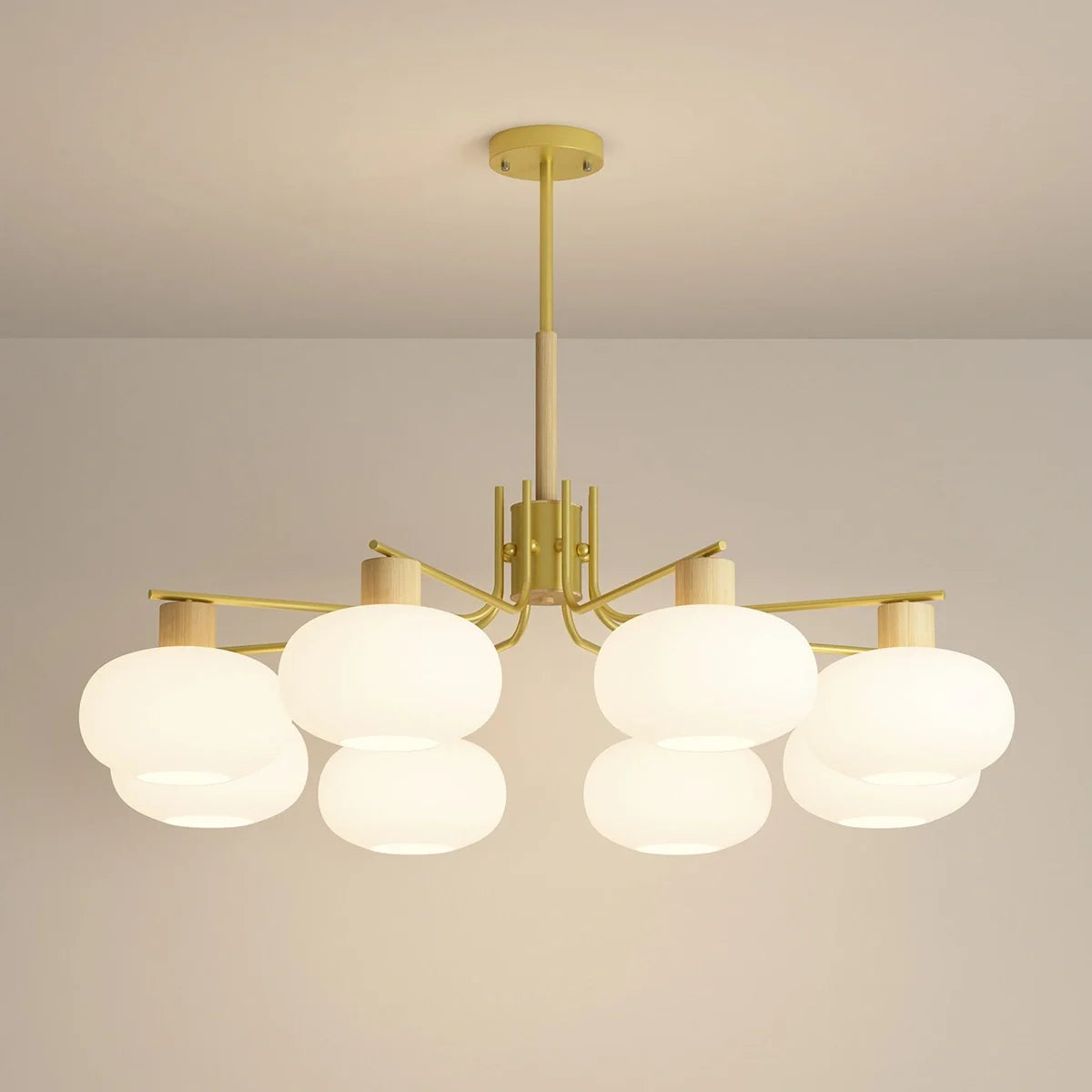Feyran Pastoral American Retro Flower Chandelier