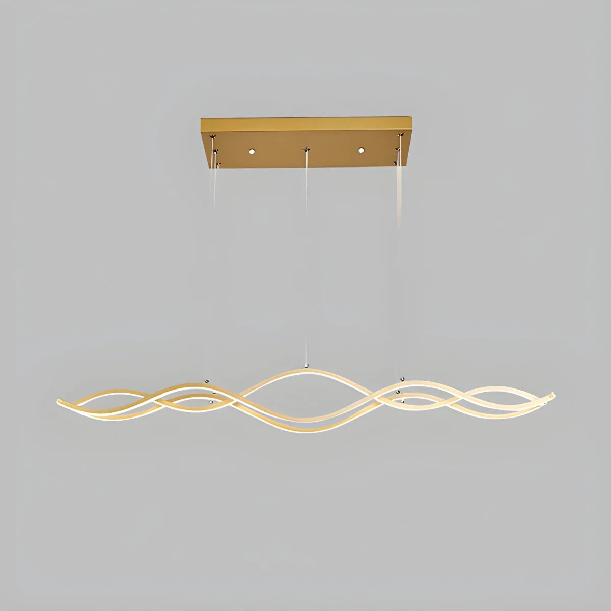 Feyran Nordic Minimalist Wave Long Pendant Light