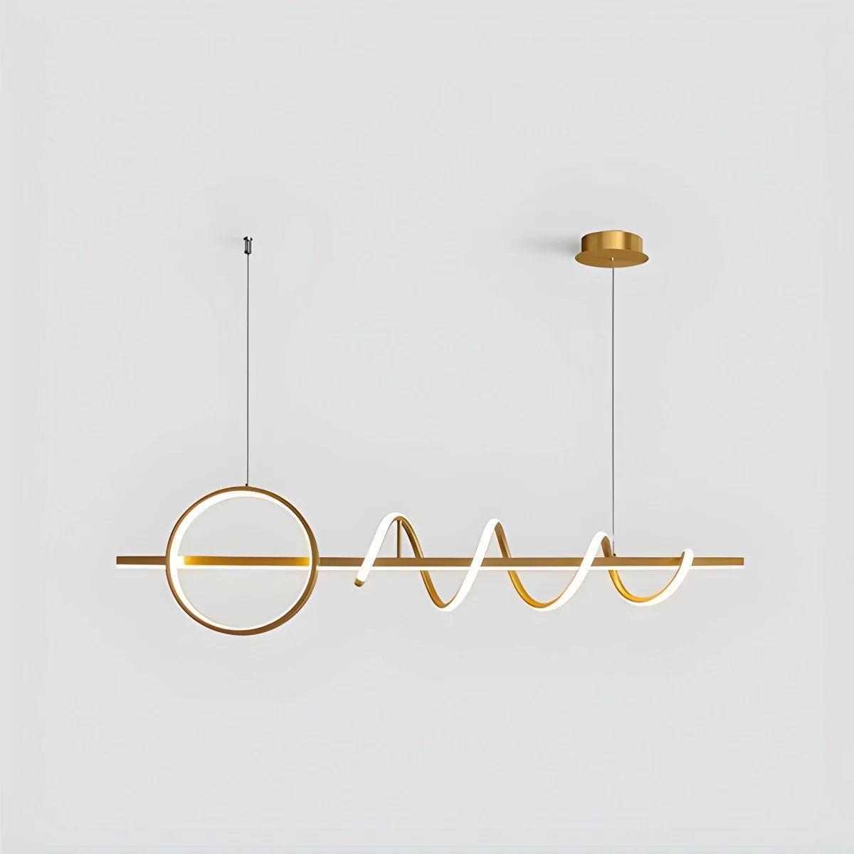 Feyran LED Minimalist Long Pendant Light for Kitchen Island