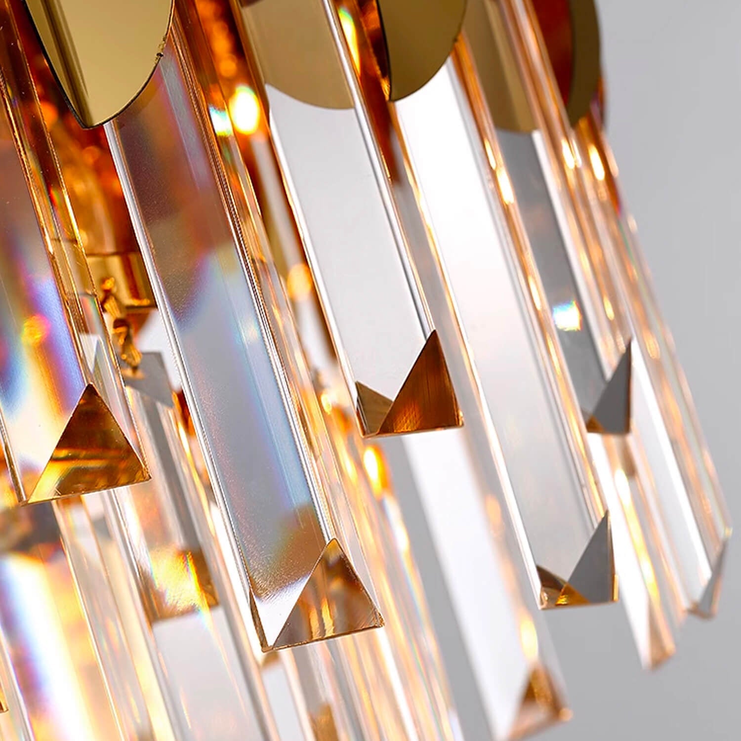 Golden Modern Luxury Living Room Crystal Chandelier texture1 |Feyran