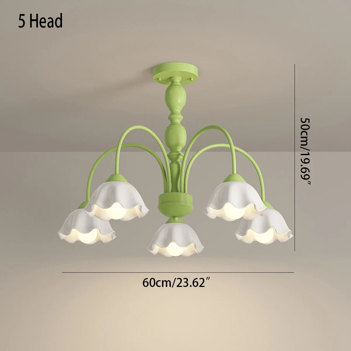 Feyran French Pastoral Style Flower Chandelier