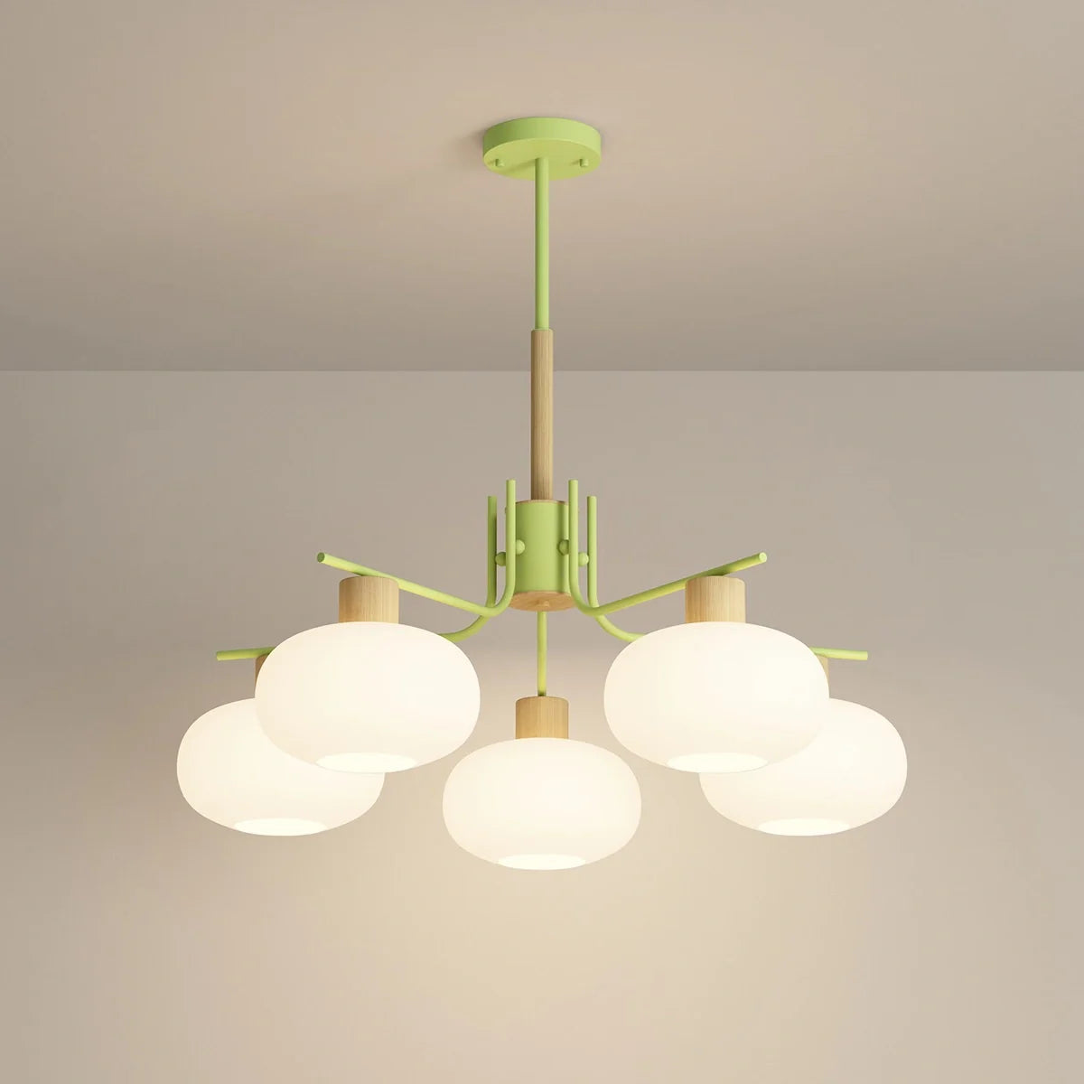 Feyran Pastoral American Retro Flower Chandelier