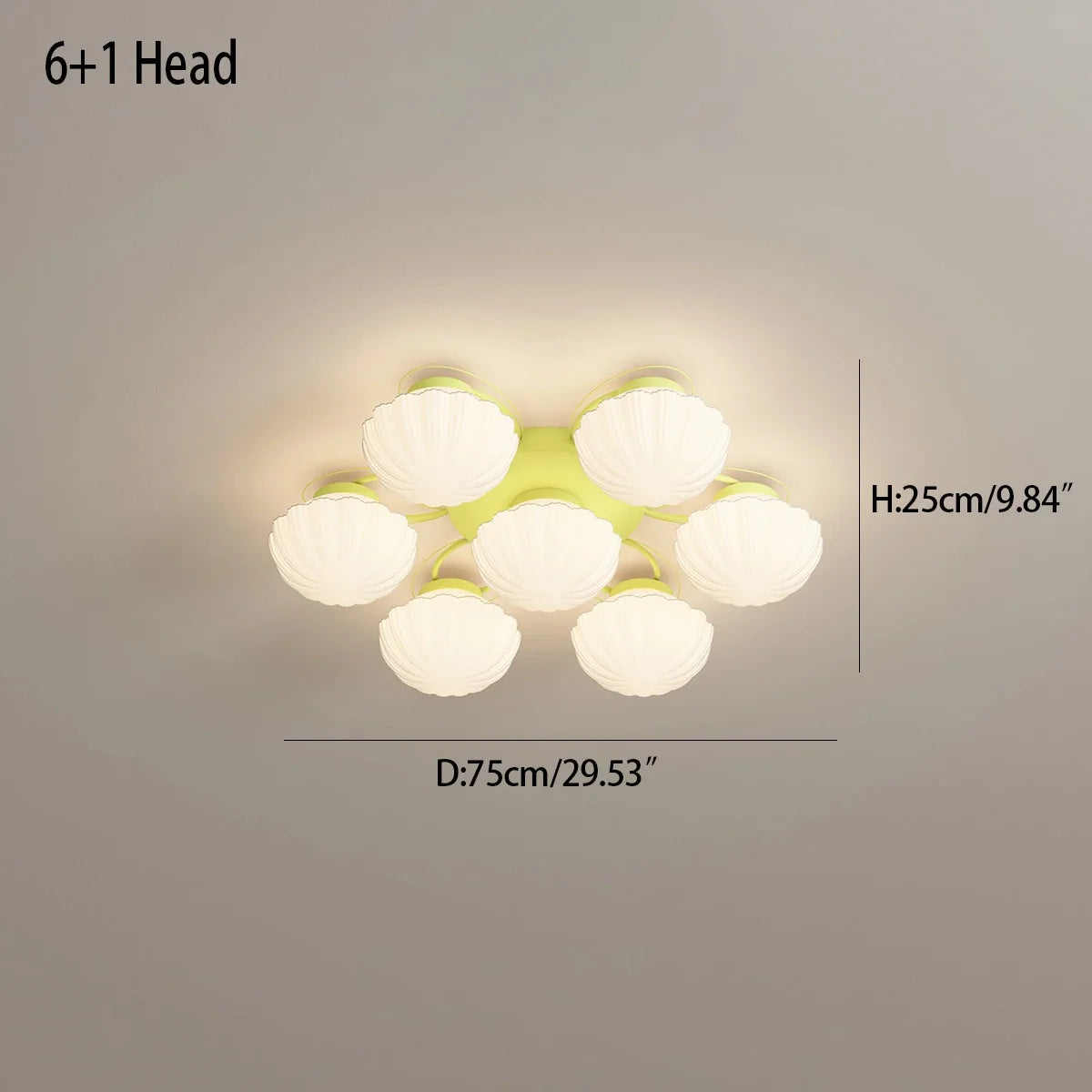 Feyran Creative Flower Living Room Ceiling Lamp