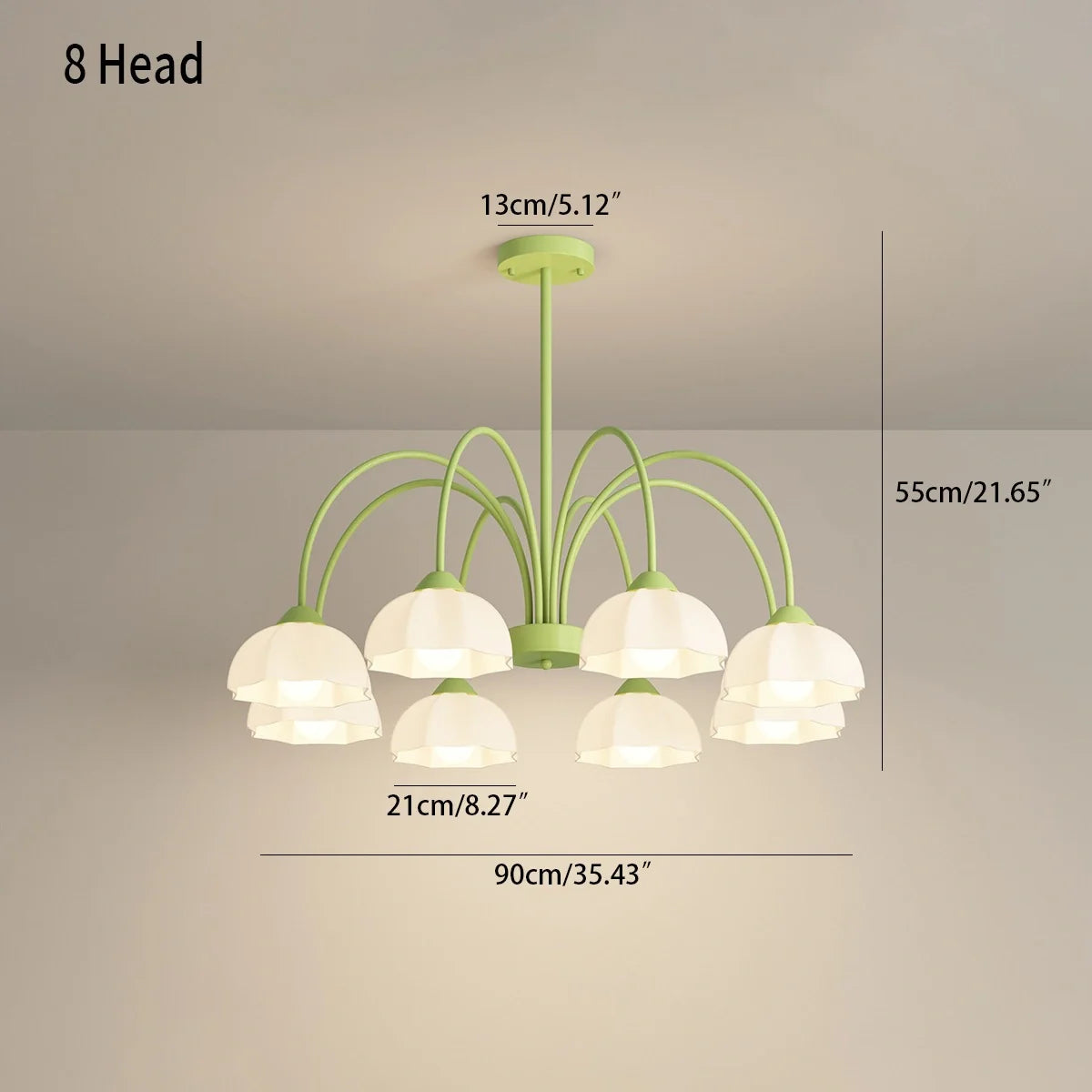 Feyran Nordic Modern Light Luxury Flower Chandelier