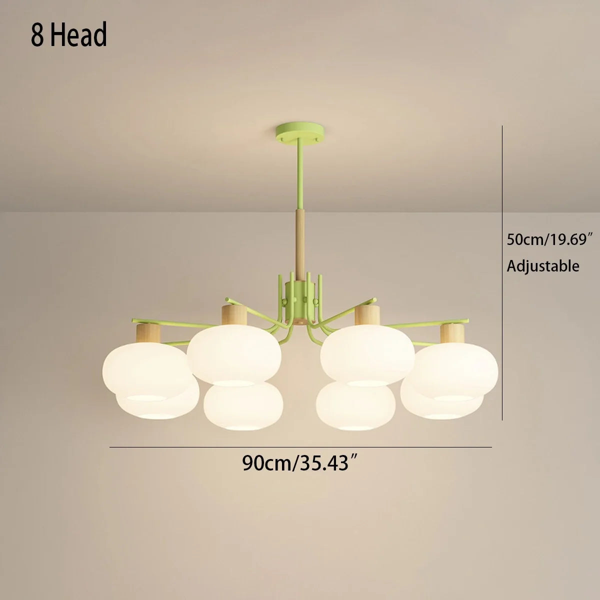 Feyran Pastoral American Retro Flower Chandelier