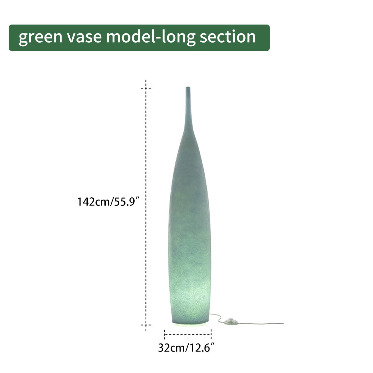 Feyran Colorful Vases Outdoor Floor Lamp