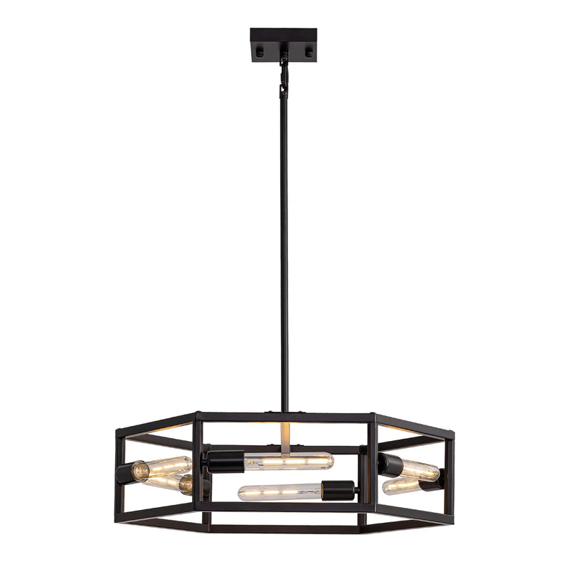 hexagon-industrial-black-lantern-drum-chandelier-ch396-20250606-Feyran-lighting