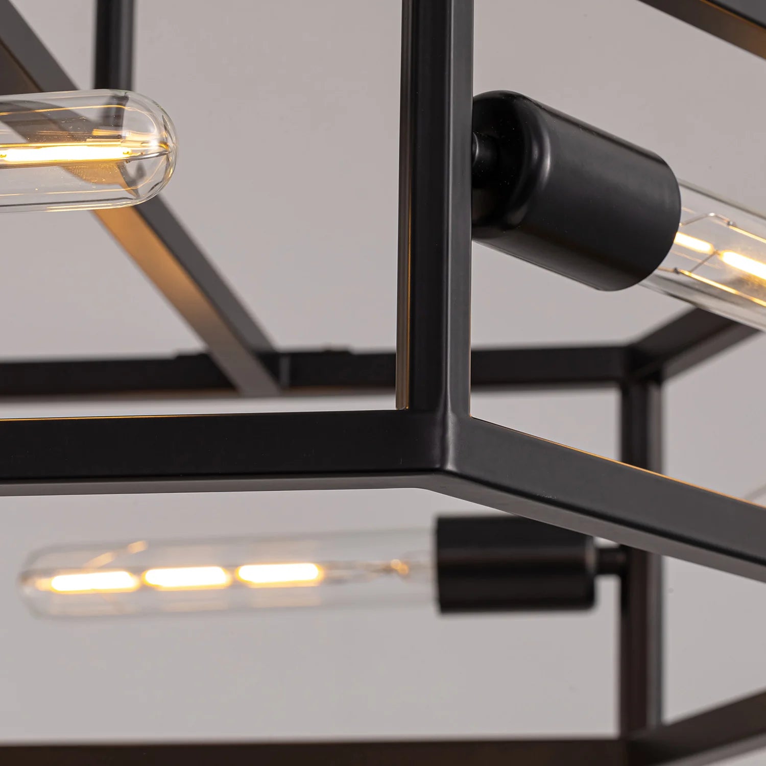 hexagon-industrial-black-lantern-drum-chandelier-ch396-20250606-Feyran-lighting