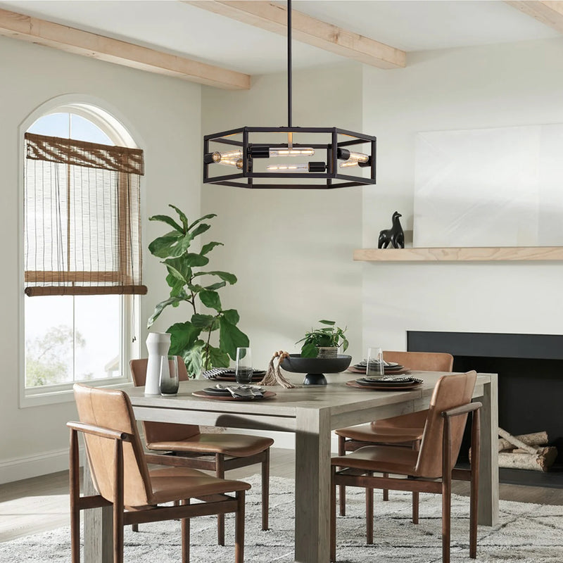 hexagon-industrial-black-lantern-drum-chandelier-ch396-20250606-Feyran-lighting