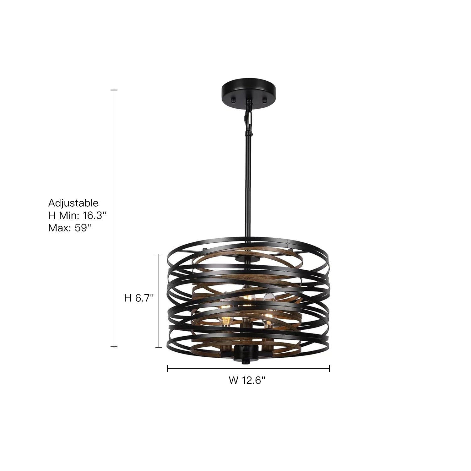 industrial-black-metal-drum-pendant-light-dimmension-ch417-a-20250703-Feyran-lighting