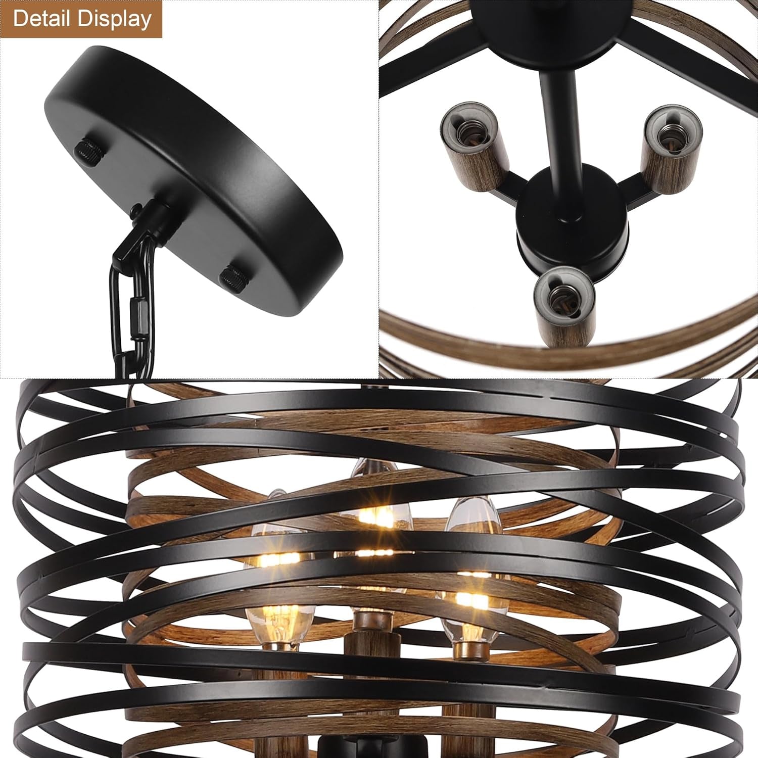 close-up-of-industrial-black-metal-drum-pendant-light-ch417-a-20250703-Feyran-lighting