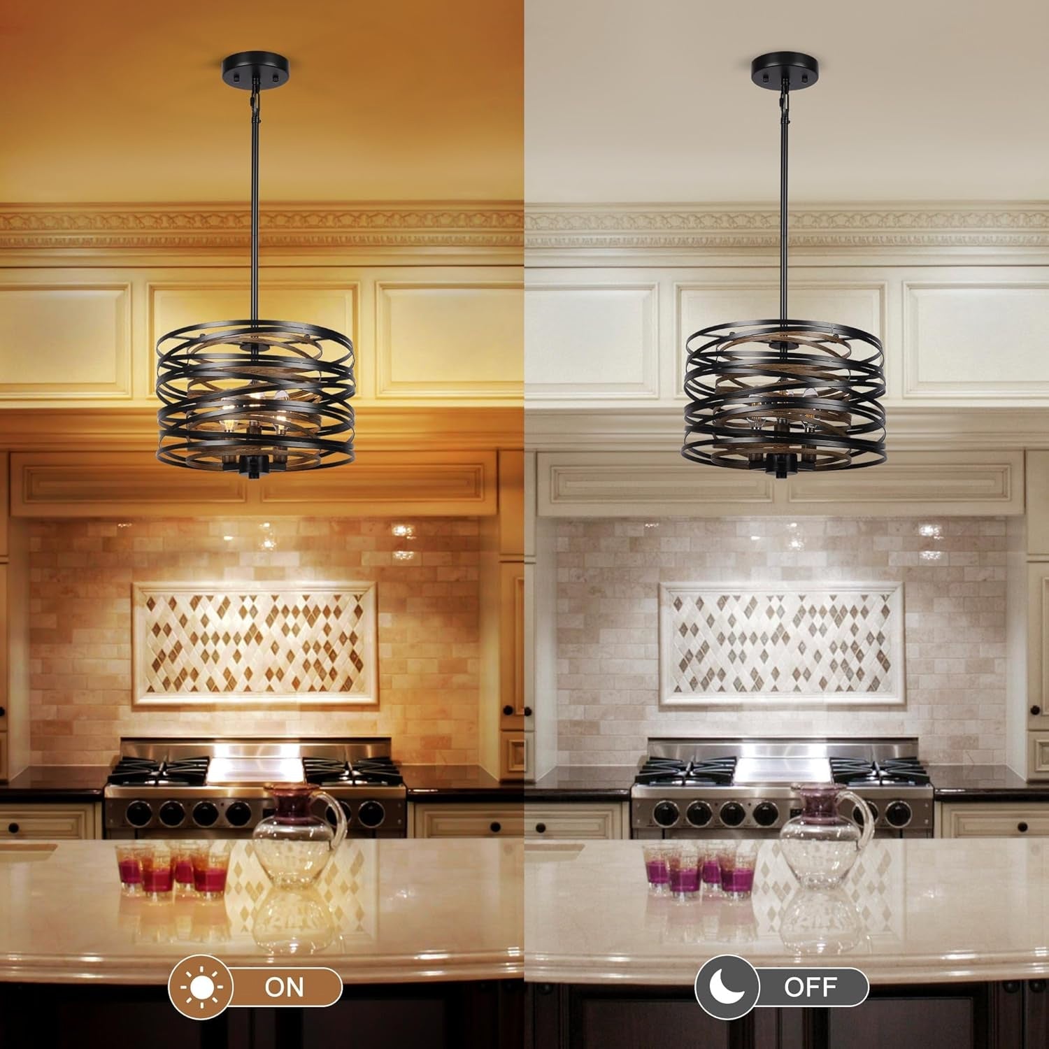 industrial-black-metal-drum-pendant-light-light-effect-ch417-a-20250703-Feyran-lighting