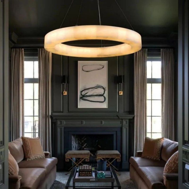 Karen Calcite Ring Chandelier 30″39″