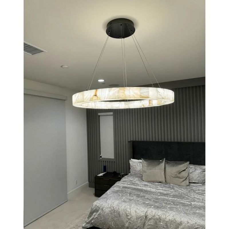 Karen Calcite Ring Chandelier 30″39″