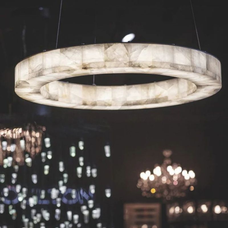 Karen Calcite Ring Chandelier 30″39″