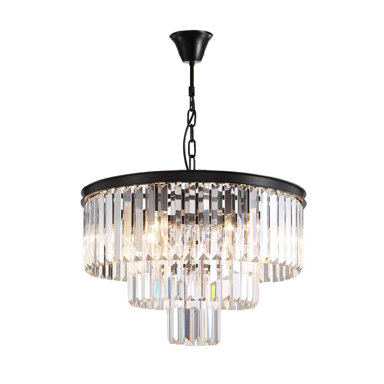 3-Tier Crystal Chandelier Lighting | Feyran