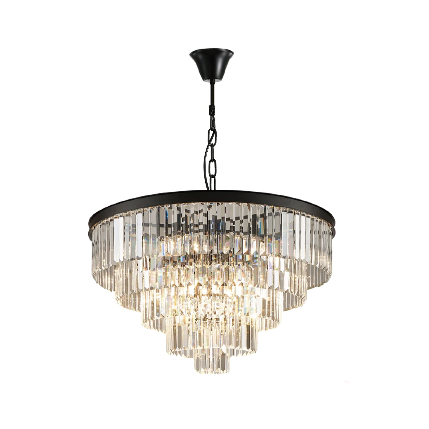 Five & Seven Tiers Crystal Chandelier - Pendant Light | Feyran