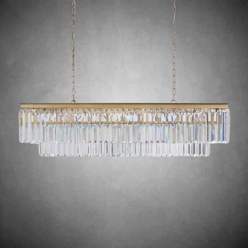 Leyland Tiered Rectangular Chandelier
