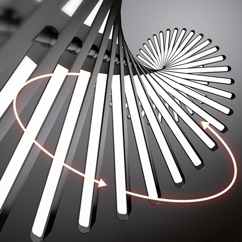 Feyran Linear Fish Bone Modeling Chandelier