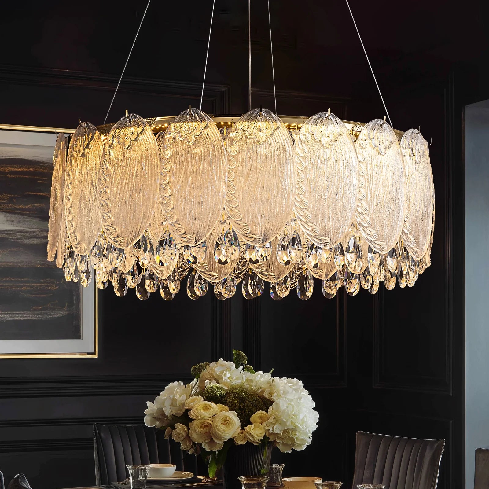 luxe-crystal-glass-round-chandelier-ch344-Feyran-lighting