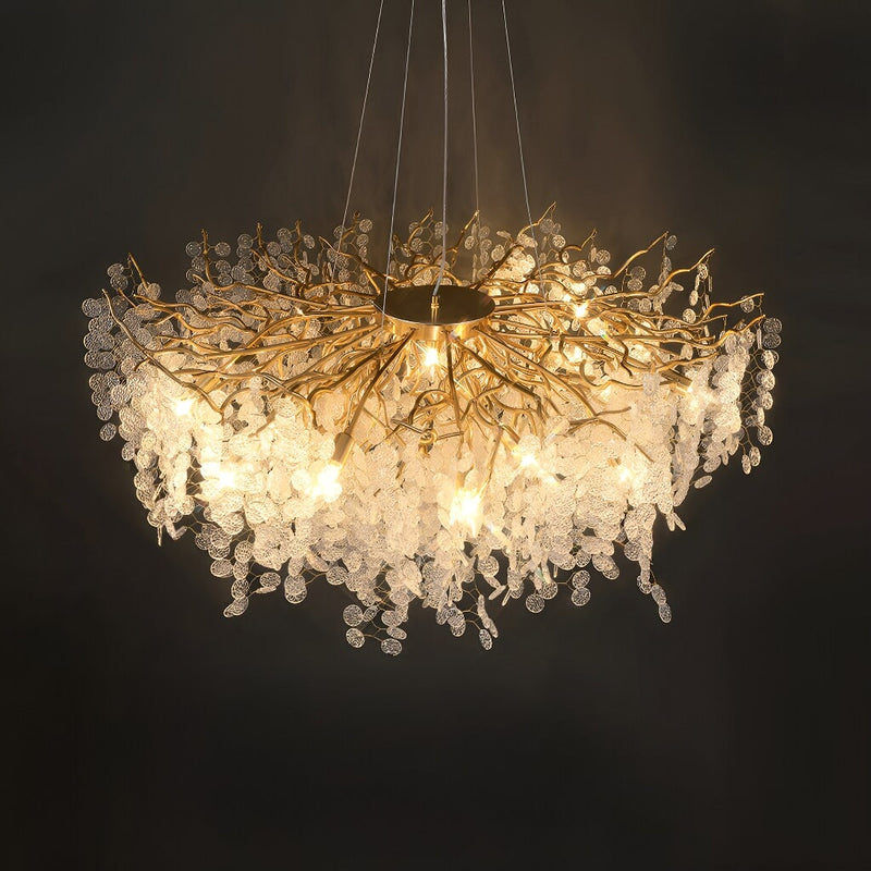 Luxury French Chandelier Money ree Living Room dining room front-view | Feyran