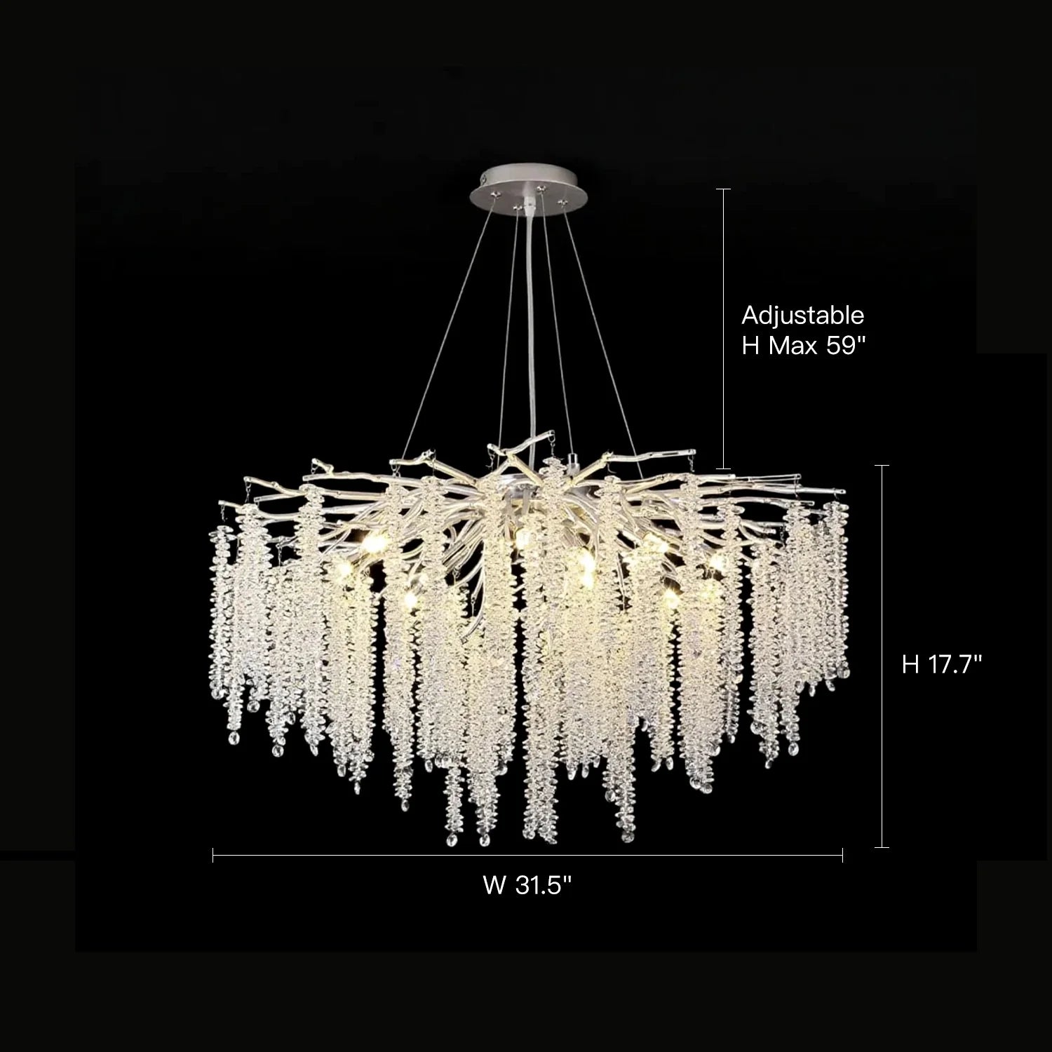 luxury-french-silver-branch-chandelier-with-glass-tassels-in-big-size-ch405-20250619-Feyran-Lighting