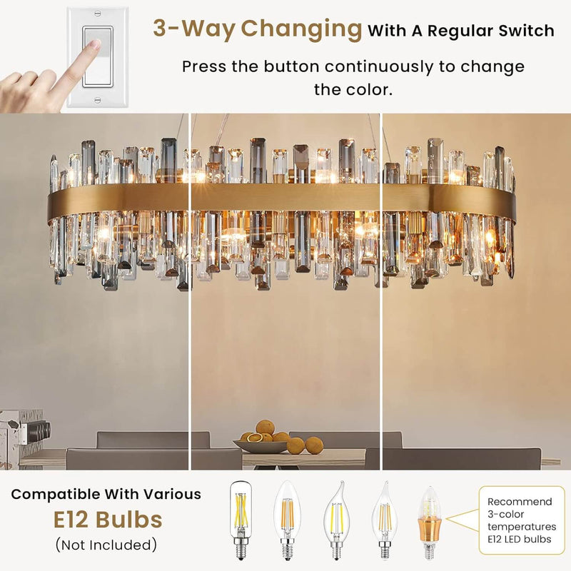 luxury-gold-brass-crystal-rectangular-chandelier-lighting-effect-6