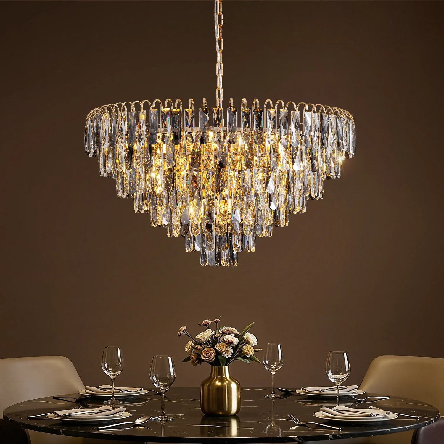 luxury-gold-crystal-tiered-chandelier-Feyran-lighting