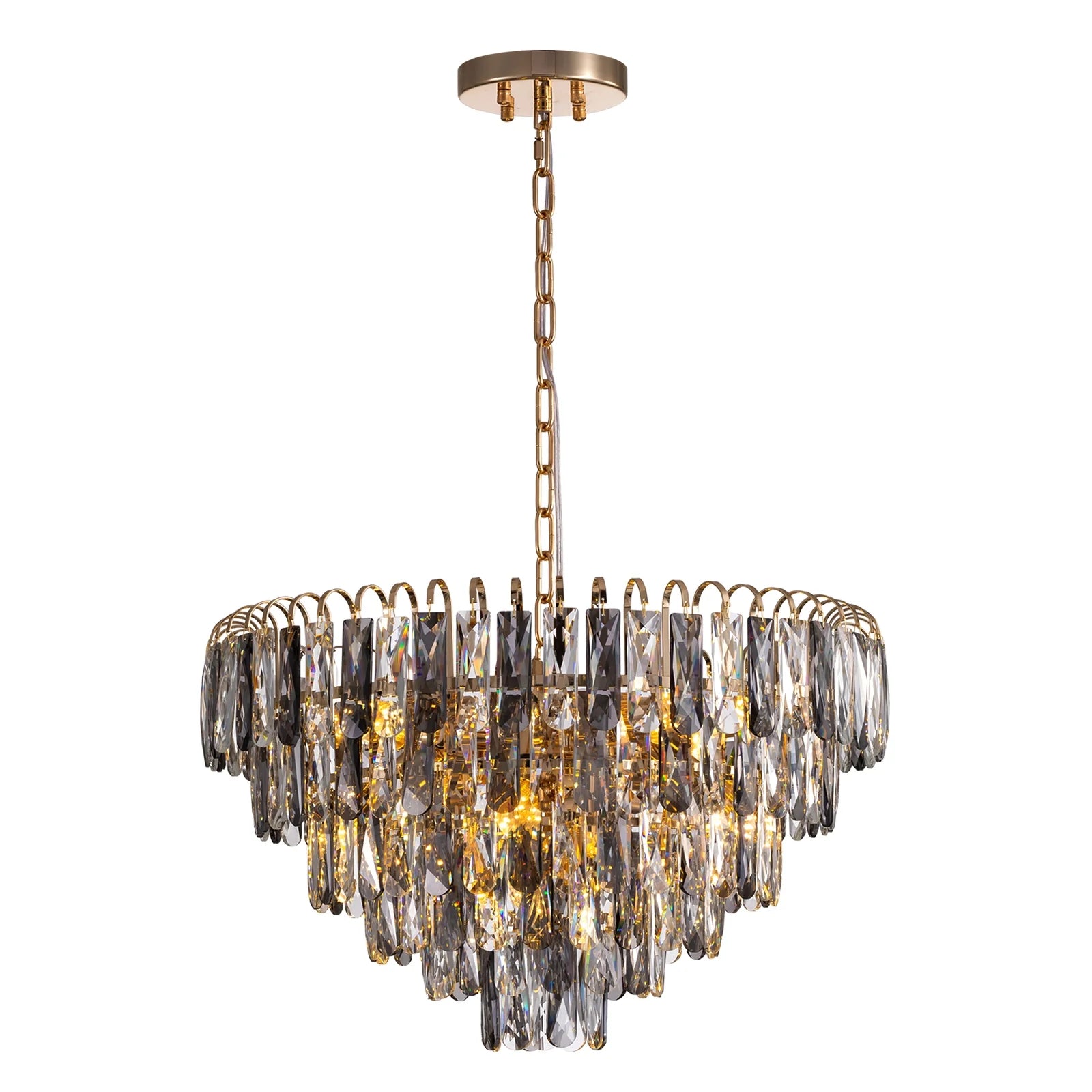 luxury-gold-crystal-tiered-chandelier-Feyran-lighting
