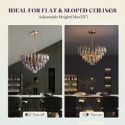 luxury-gold-crystal-tiered-chandelier-various-installation-Feyran-lighting