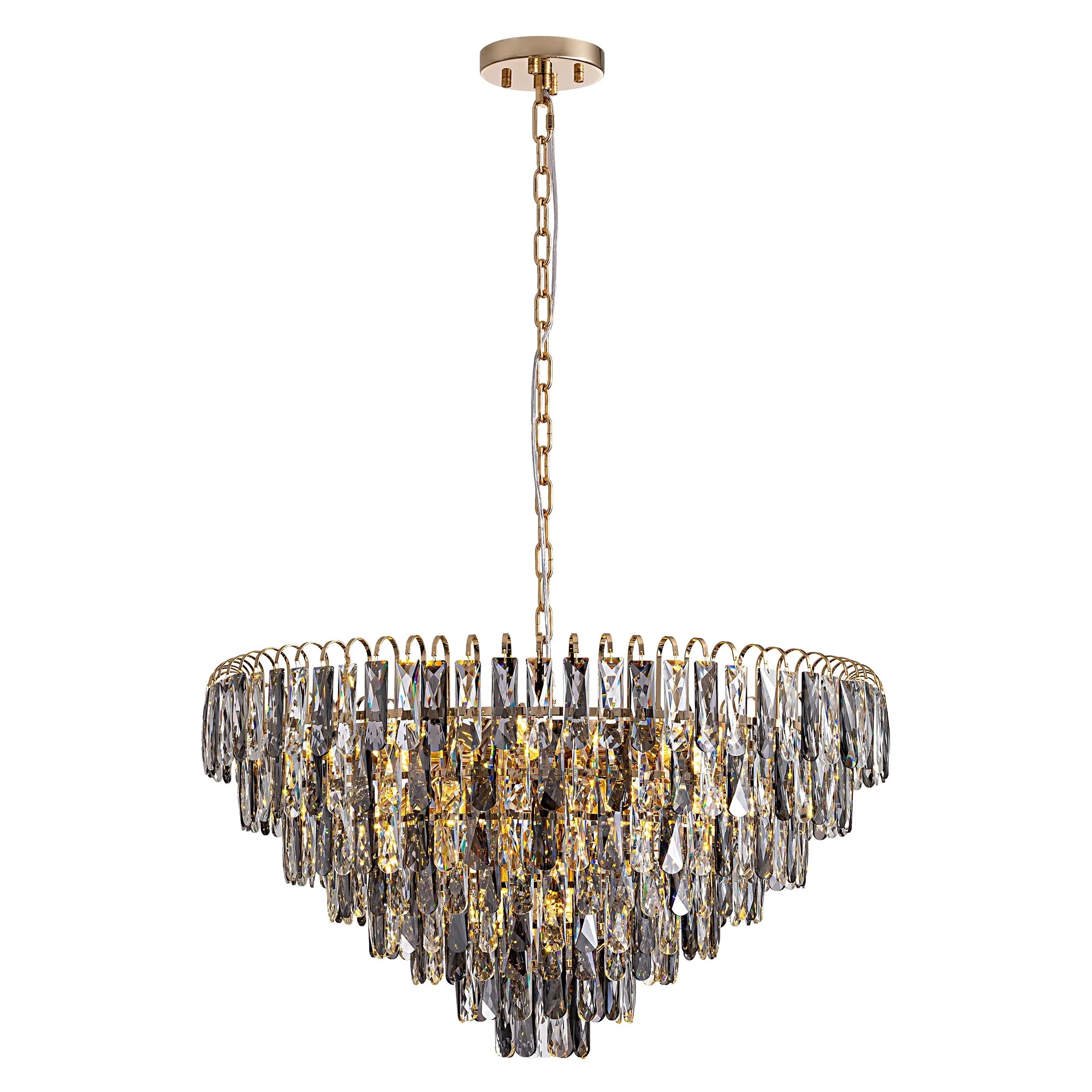 luxury-gold-crystal-tiered-chandelier-Feyran-lighting