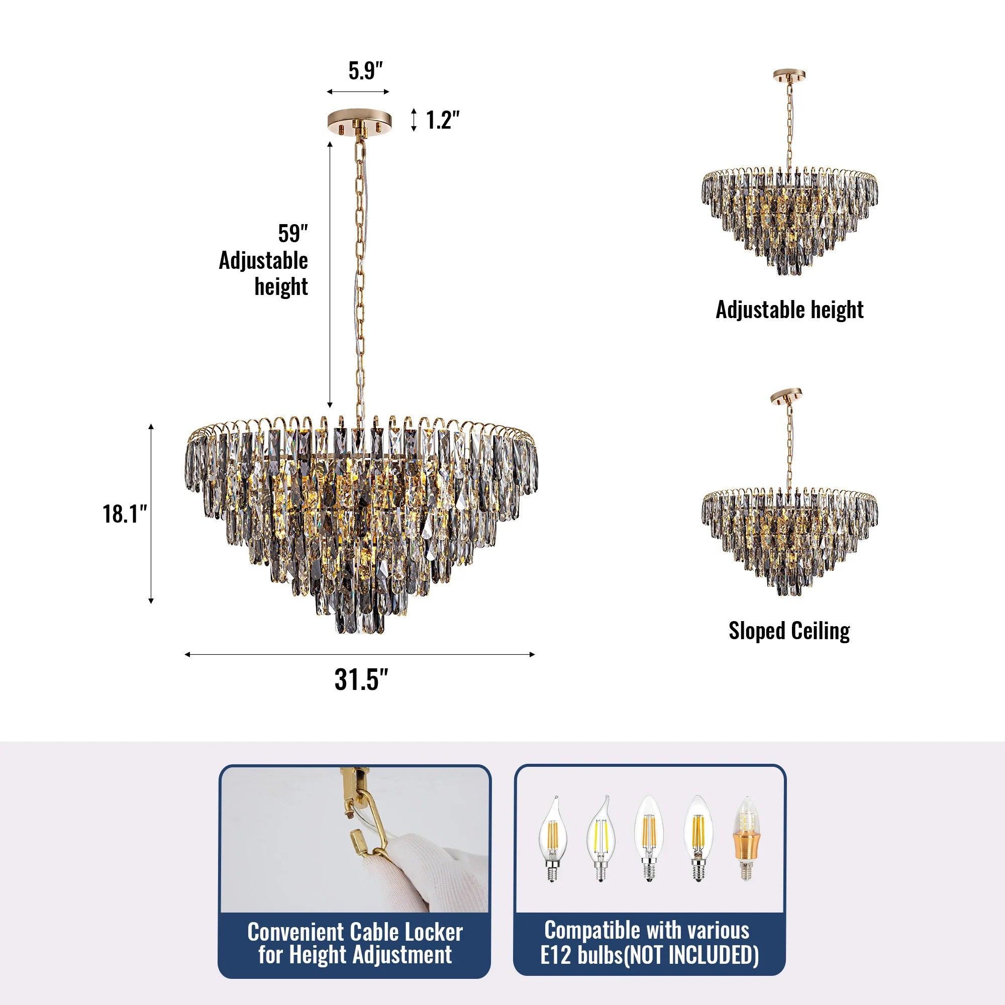 dimension-of-luxury-gold-crystal-tiered-chandelier-Feyran-lighting
