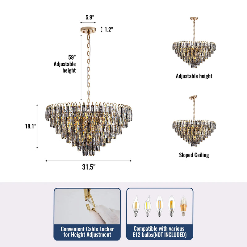 dimension-of-luxury-gold-crystal-tiered-chandelier-Feyran-lighting