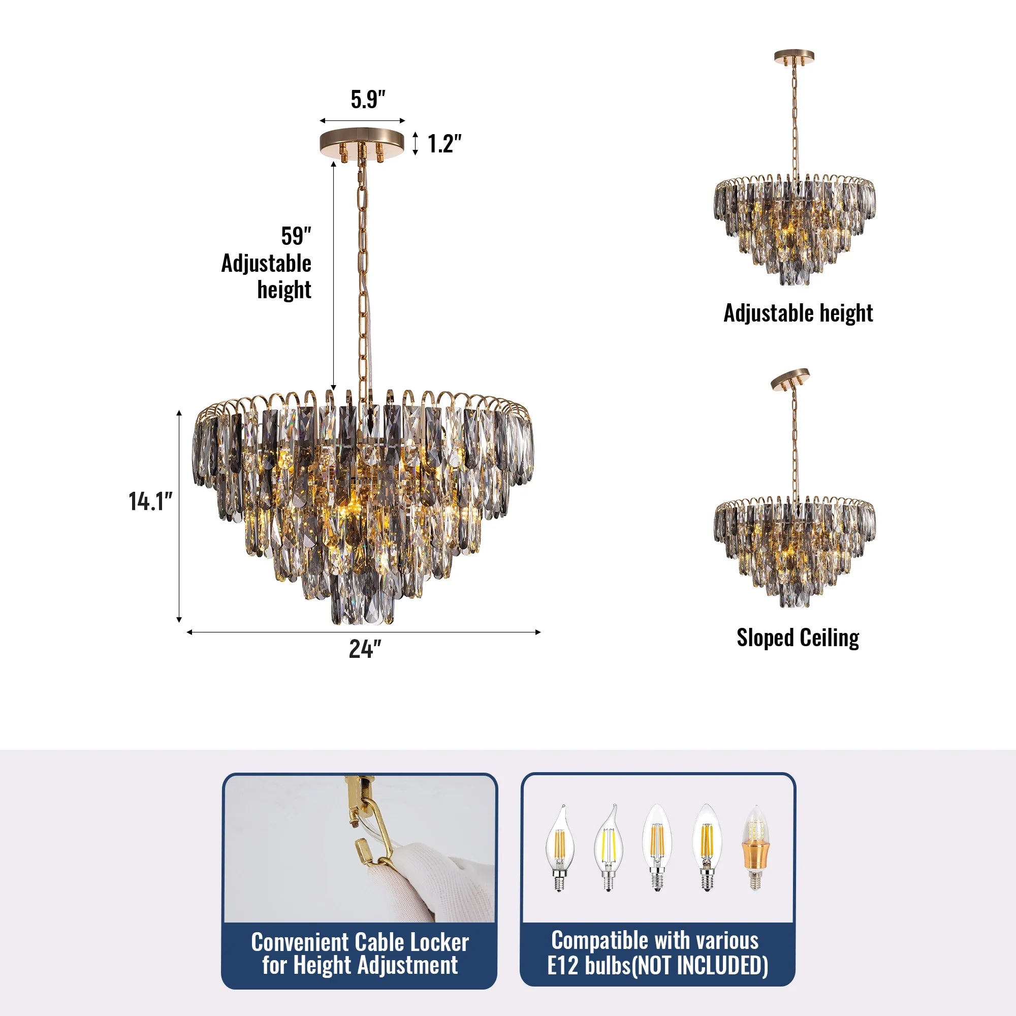 dimension-of-luxury-gold-crystal-tiered-chandelier-Feyran-lighting