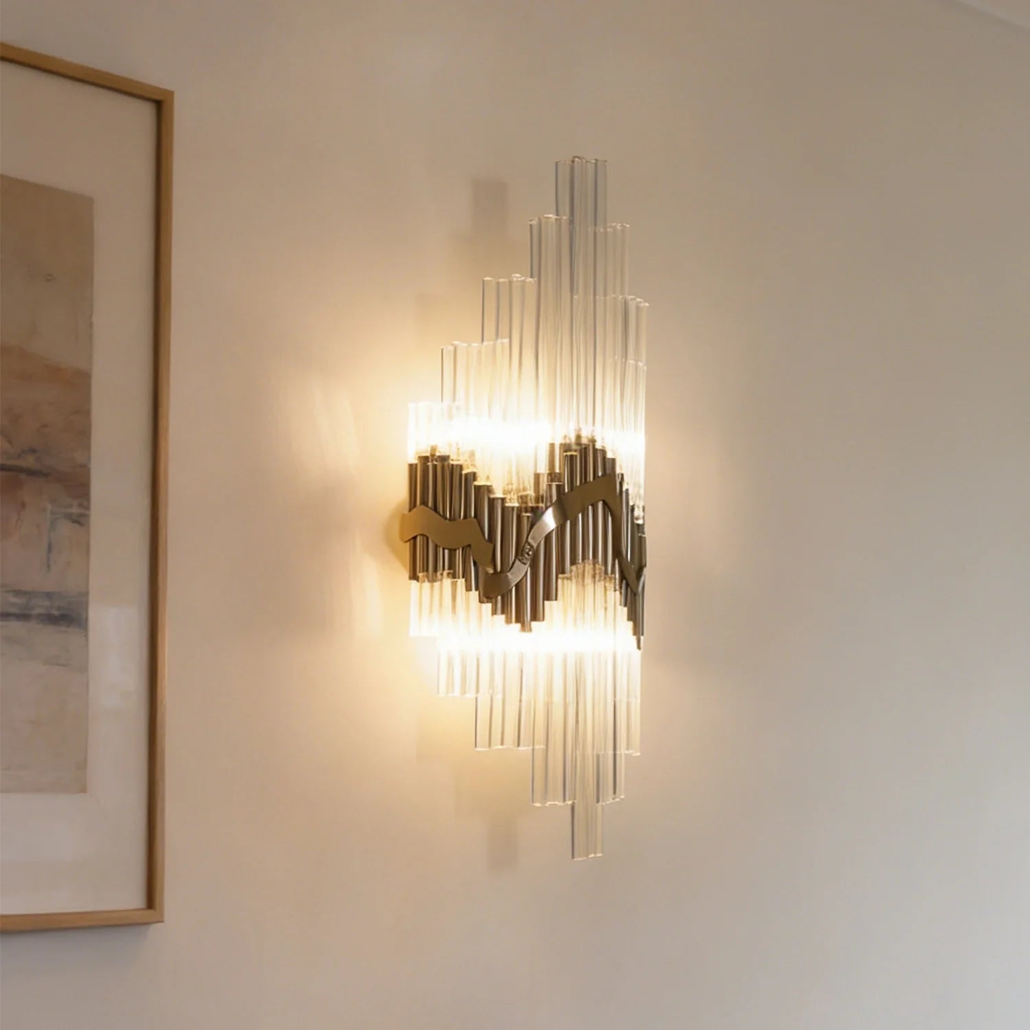 luxury-gold-glass-statement-wall-sconce-Feyran-lighting