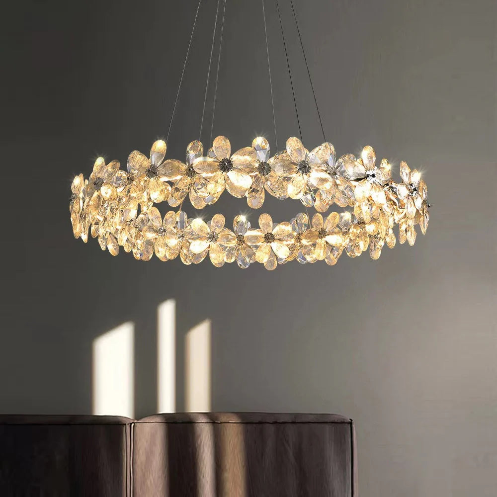 luxury-halo-ring-chandelier-with-crystal-accents-dimmable-modern-light-fixture-for-home-décor-ch400-20250612-Feyran-lighting
